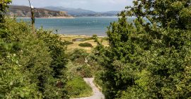 A short walk from Tonnau'r Môr to the beach in Abersoch