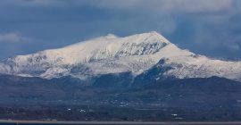 Eryi in winter, view from the office at Tonnau'r Môr