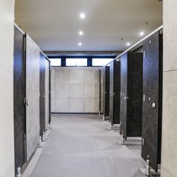 Ample sized walk areas